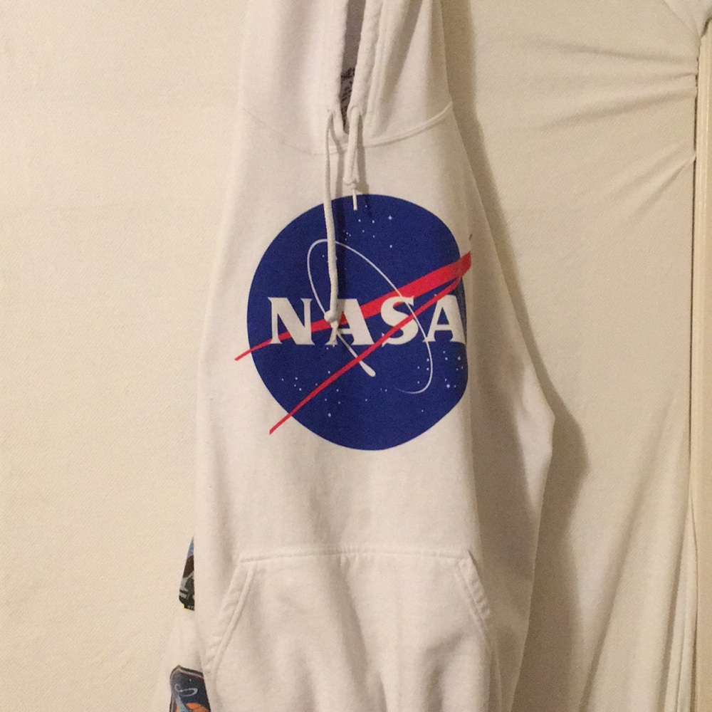 NASA White Hoodie